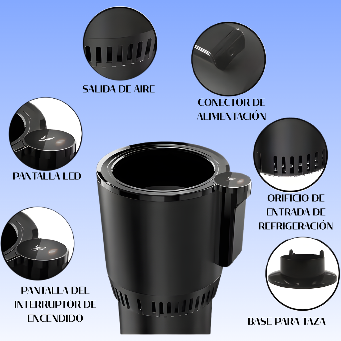 Vaso de doble uso que puede enfriar o calentar bebidas