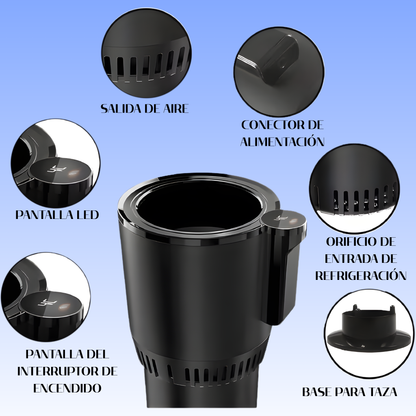 Vaso de doble uso que puede enfriar o calentar bebidas