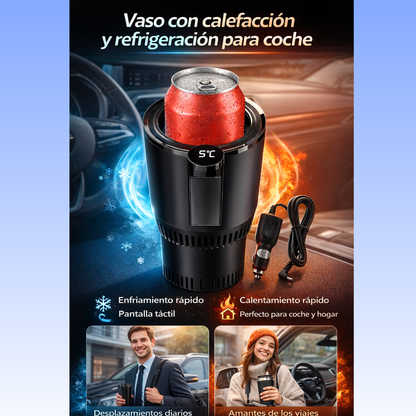 Vaso de doble uso que puede enfriar o calentar bebidas