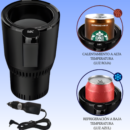 Vaso de doble uso que puede enfriar o calentar bebidas